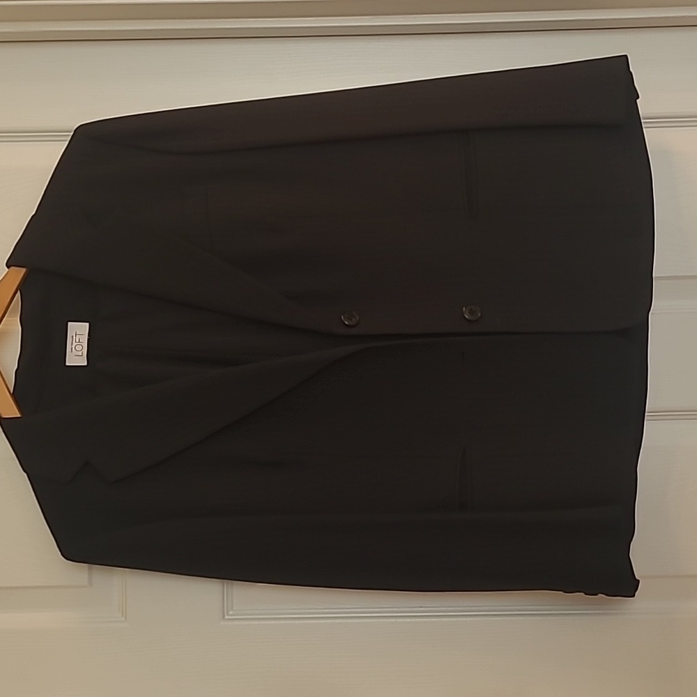 Ann Taylor Loft 3 piece Navy Blue Suit